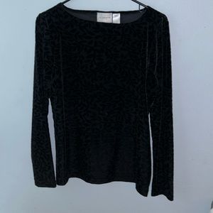 Liz Claiborne velvet dress shirt